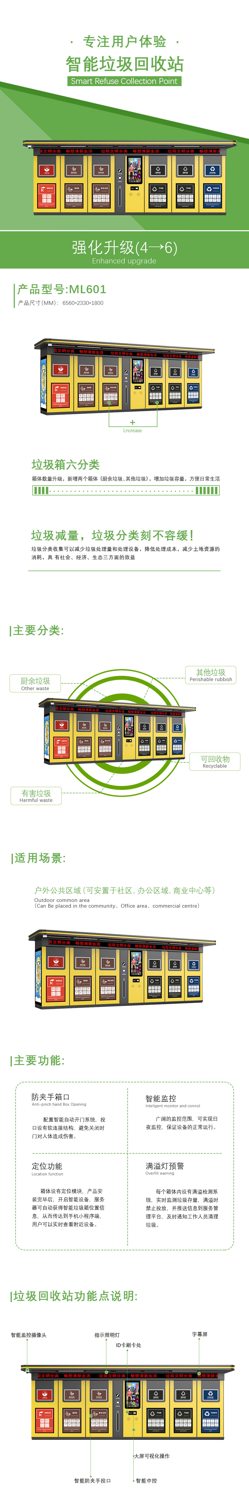 智能垃圾分類回收箱 智能垃圾分類回收箱