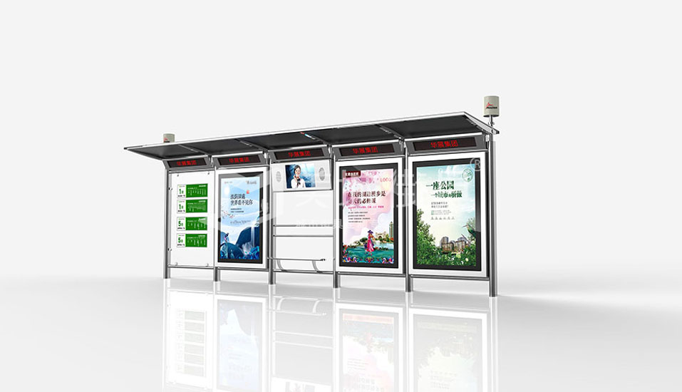 不銹鋼公交候車亭 不銹鋼公交候車亭